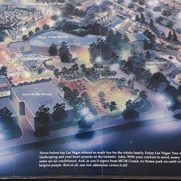 c MGM HOTEL CASINO LV 1992 GARY MEYER 2 SIDE… - Picture 6 of 12